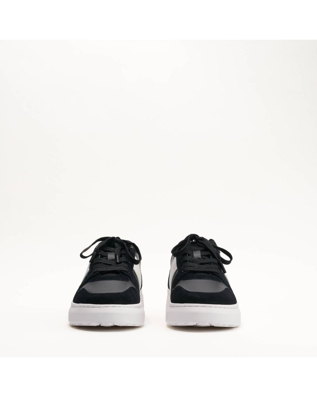 Mallet London Black Mallet Hoxton Lite Leather Trainers for men