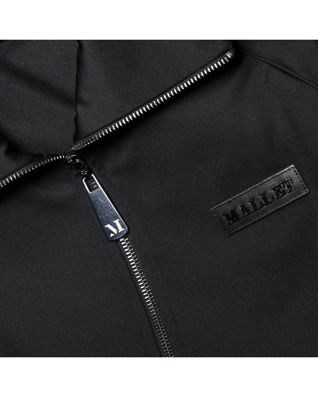 Mallet Black Retro Track Jacket for men