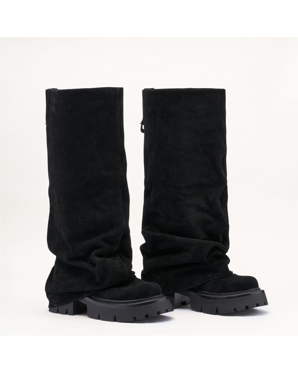 Mallet London Black Mallet Maddie Suede Slouch Boots