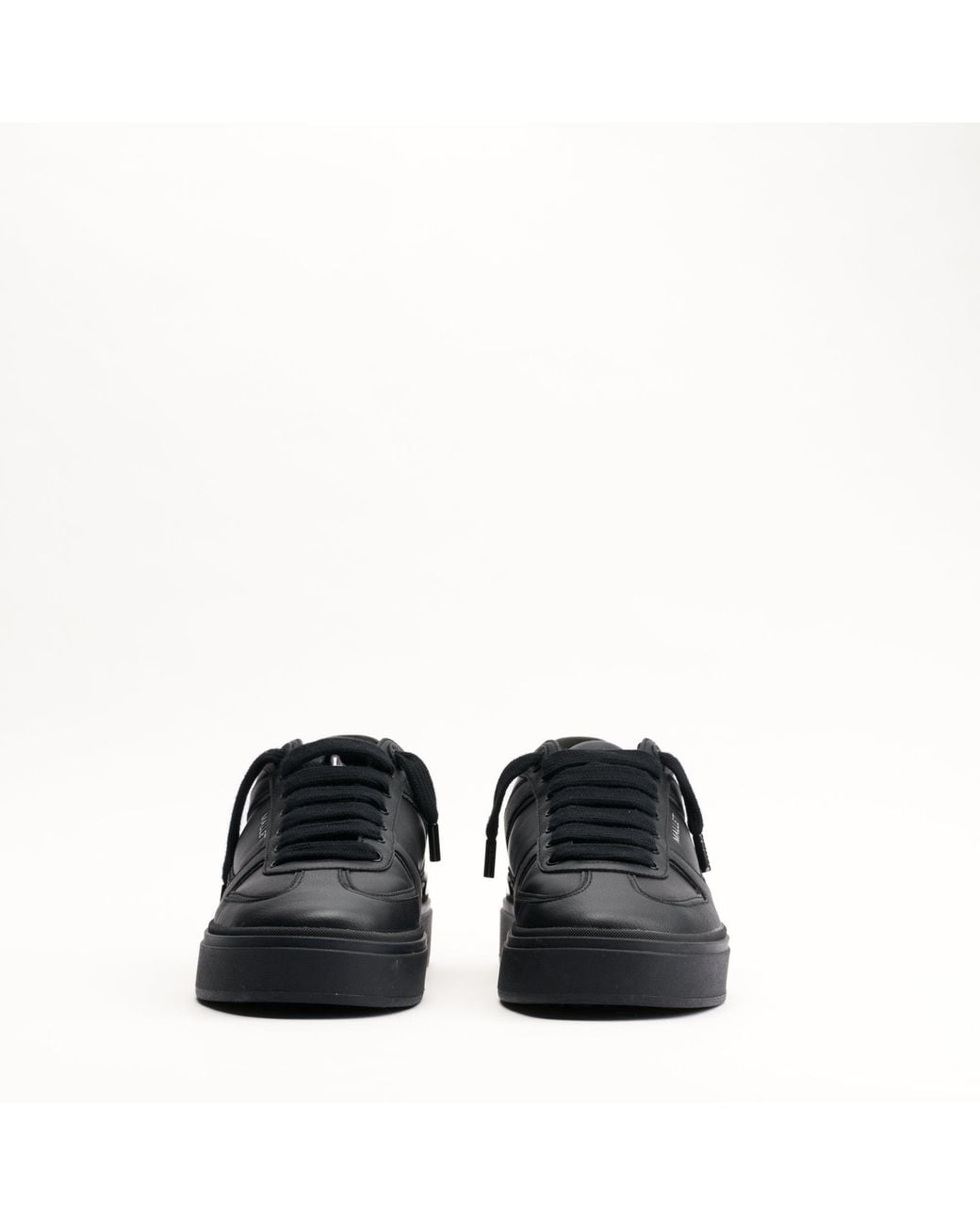 Mallet London Black Mallet Kingsbury Leather Trainers for men