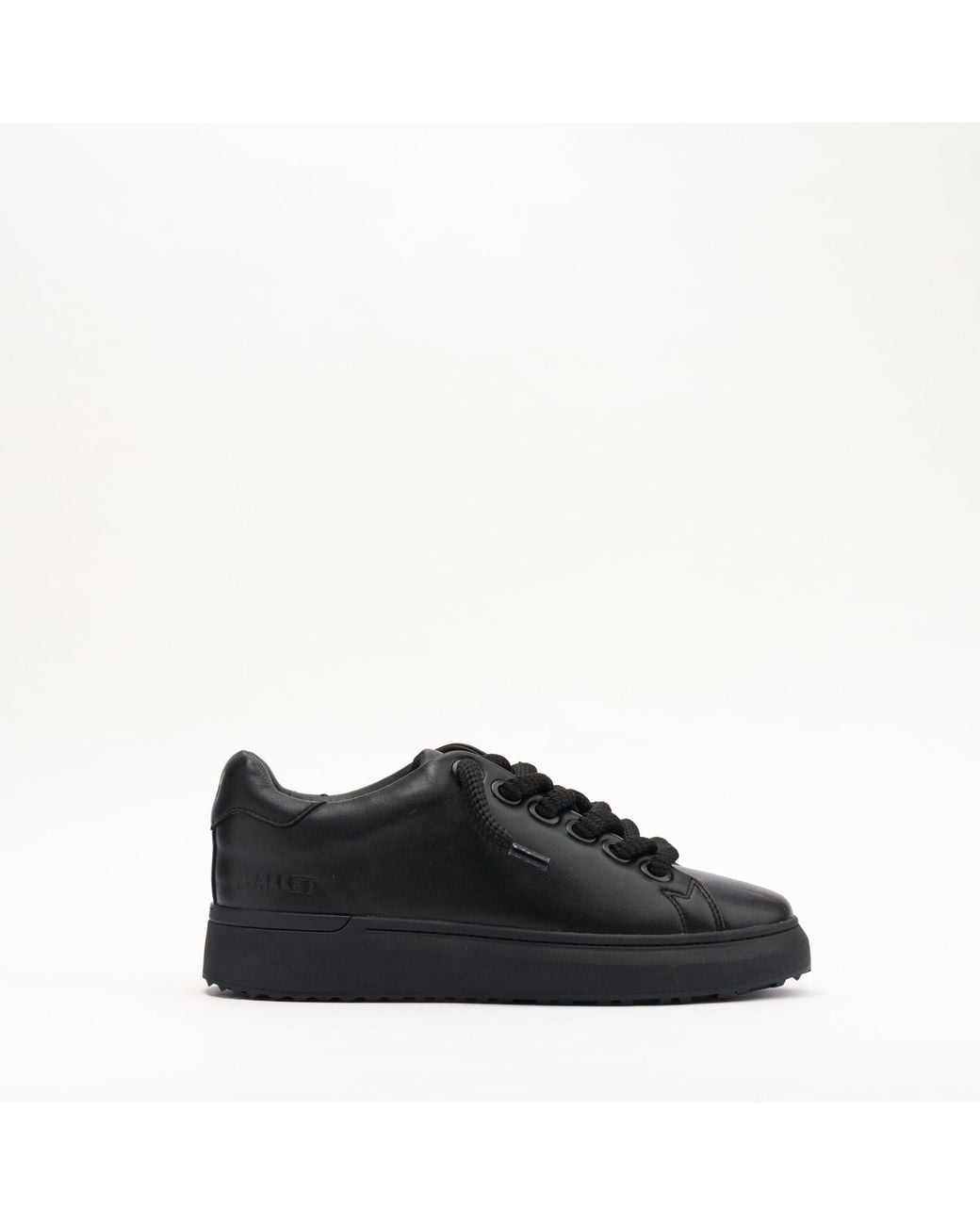 Mallet London Black Mallet Grftr Lite Soft Leather Trainers for men