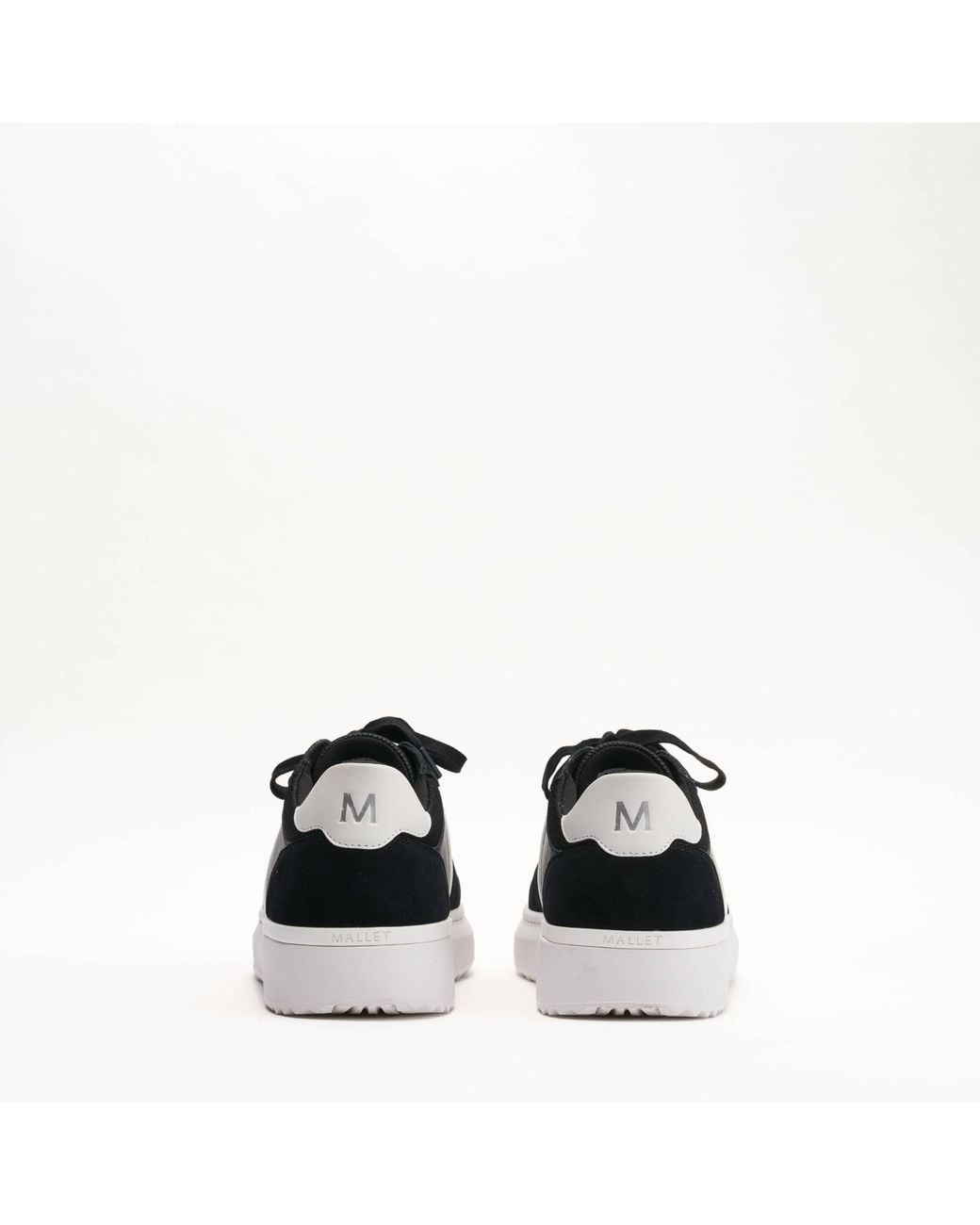 Mallet London Black Mallet Hoxton Lite Leather Trainers for men