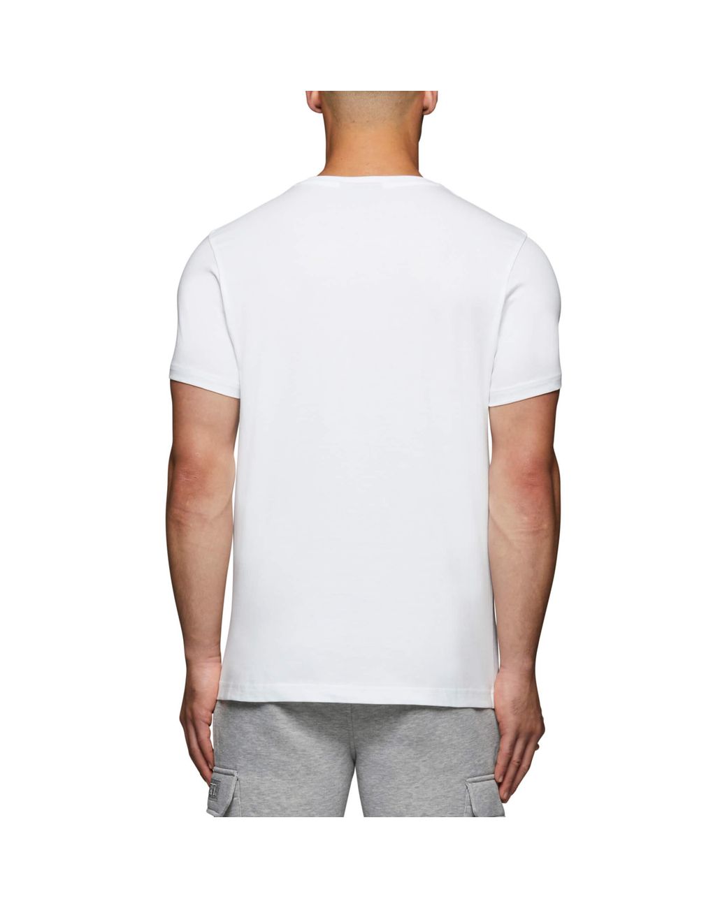 Mallet White Box Logo Tee for men