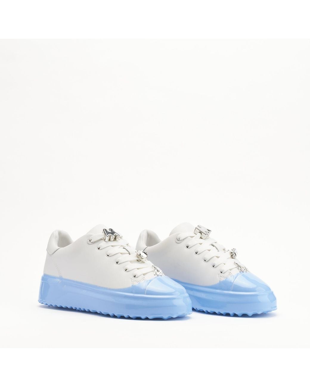 Mallet London Blue Mallet Grftr Ltc Light Dip Leather Trainers