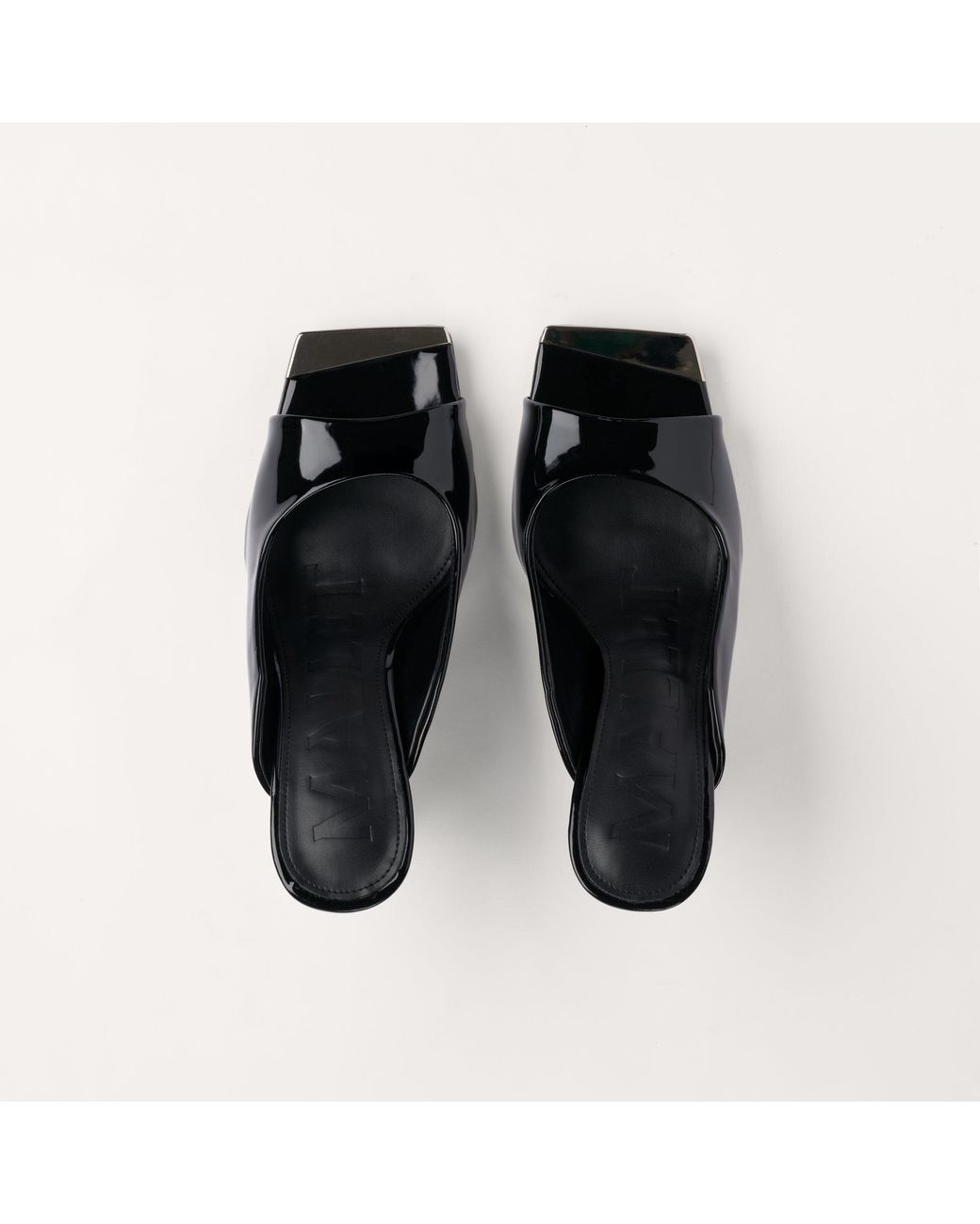 Mallet London Black Mallet Amber Leather Heels