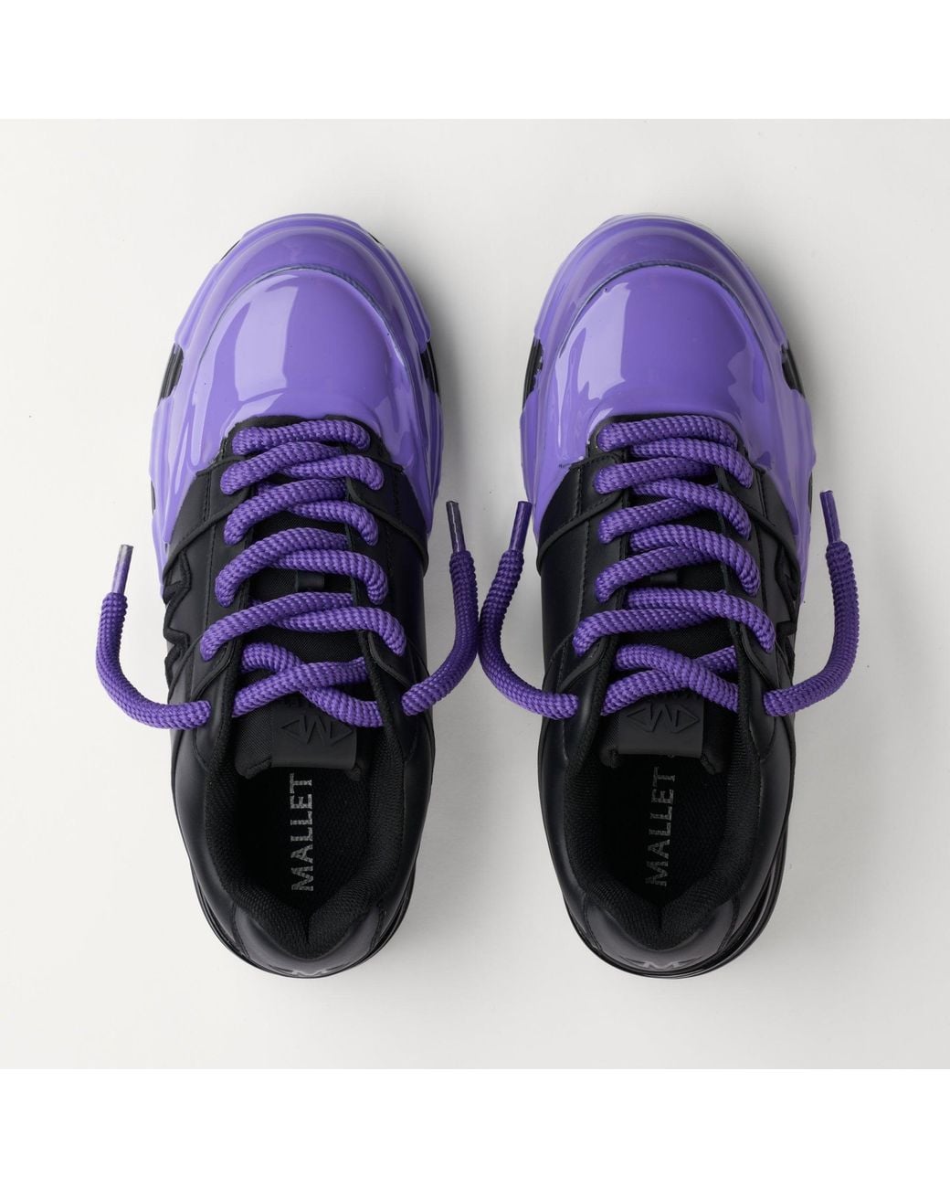 Mallet London Blue Mallet X Detroit Clayton Grape Splat Trainers for men