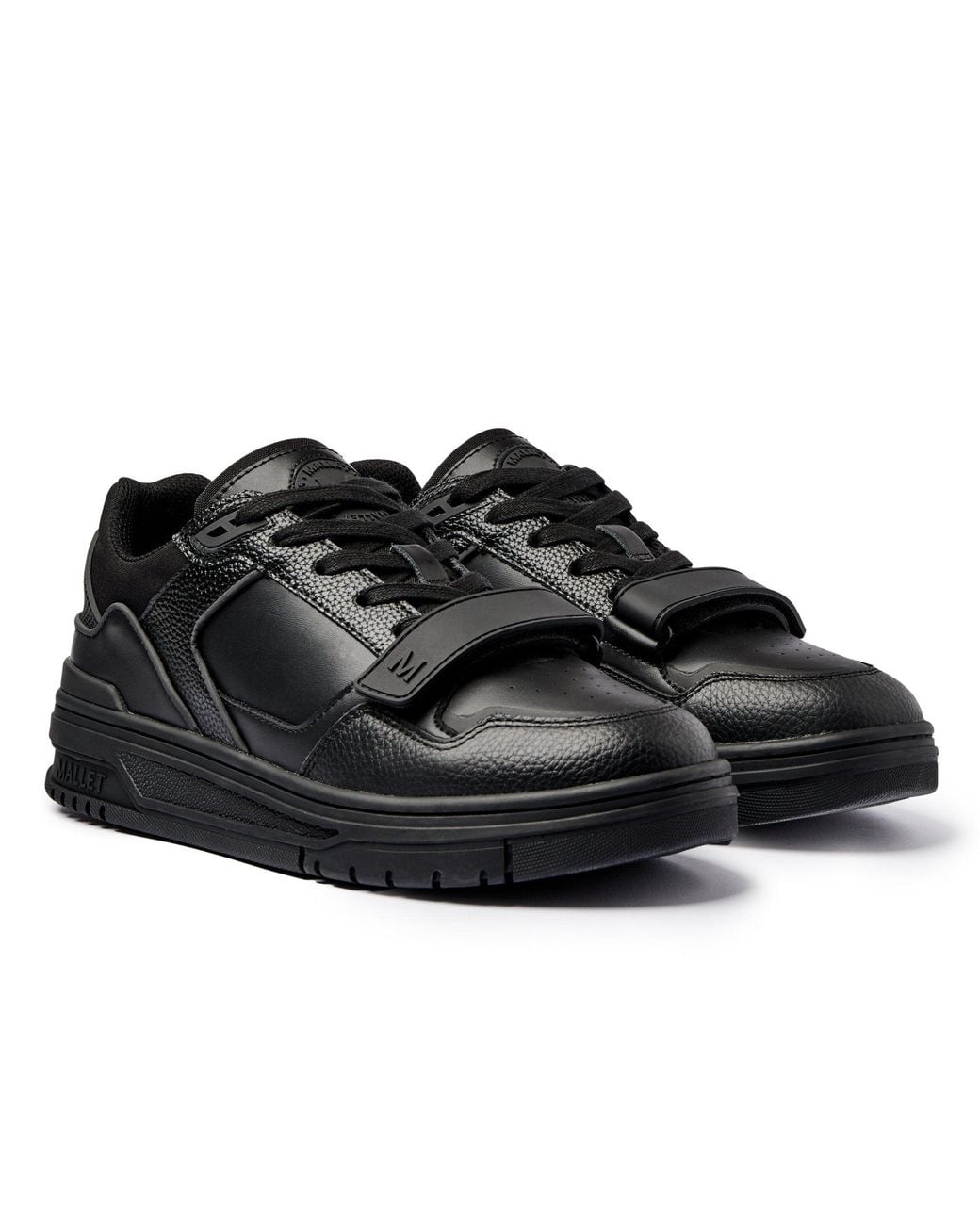 Mallet London Black Carlton Strap Triple for men
