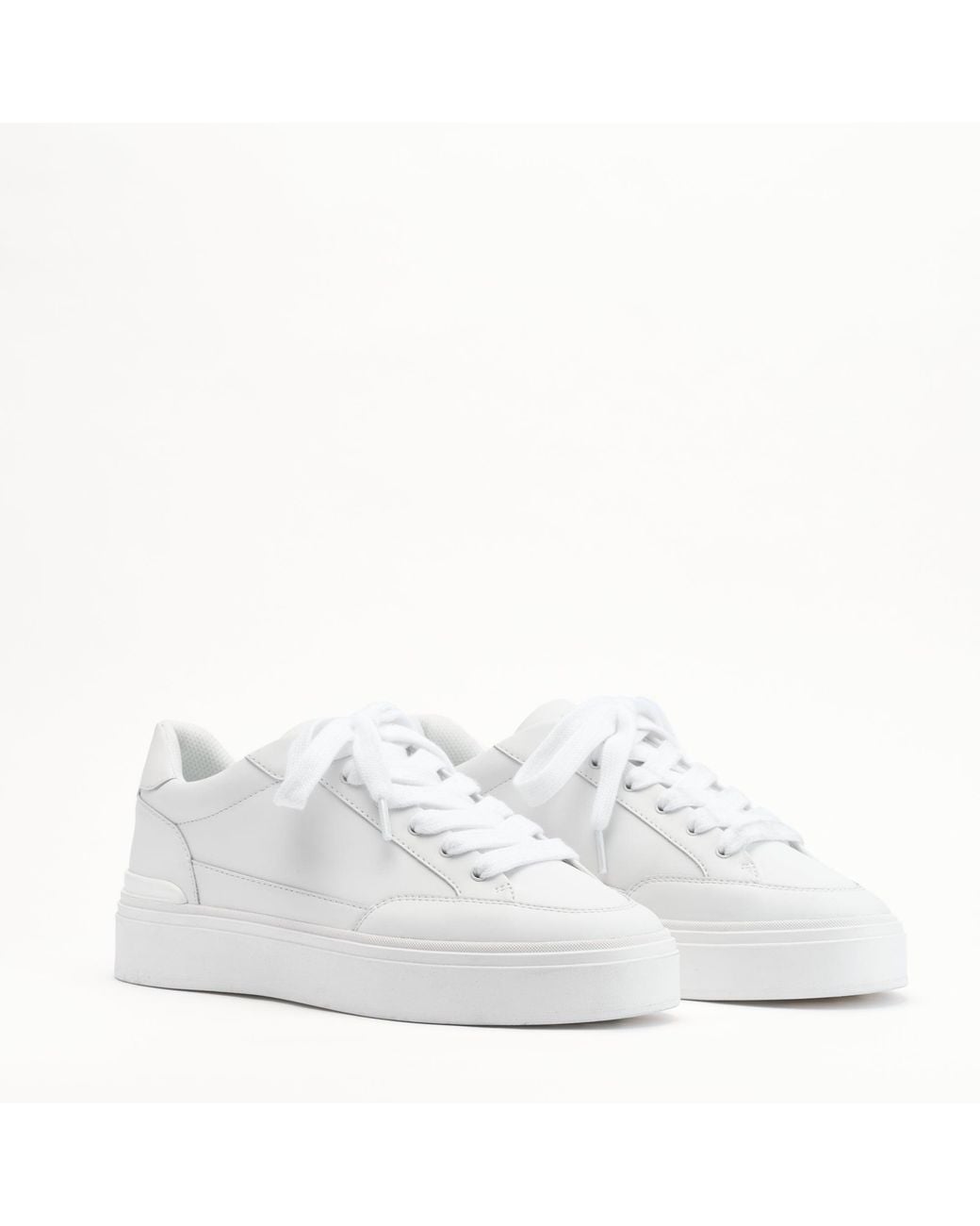 Mallet London White Mallet Lansbury Leather Trainers for men