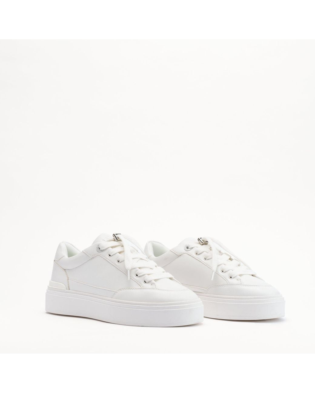 Mallet London White Mallet Lansbury Nappa Leather Trainers