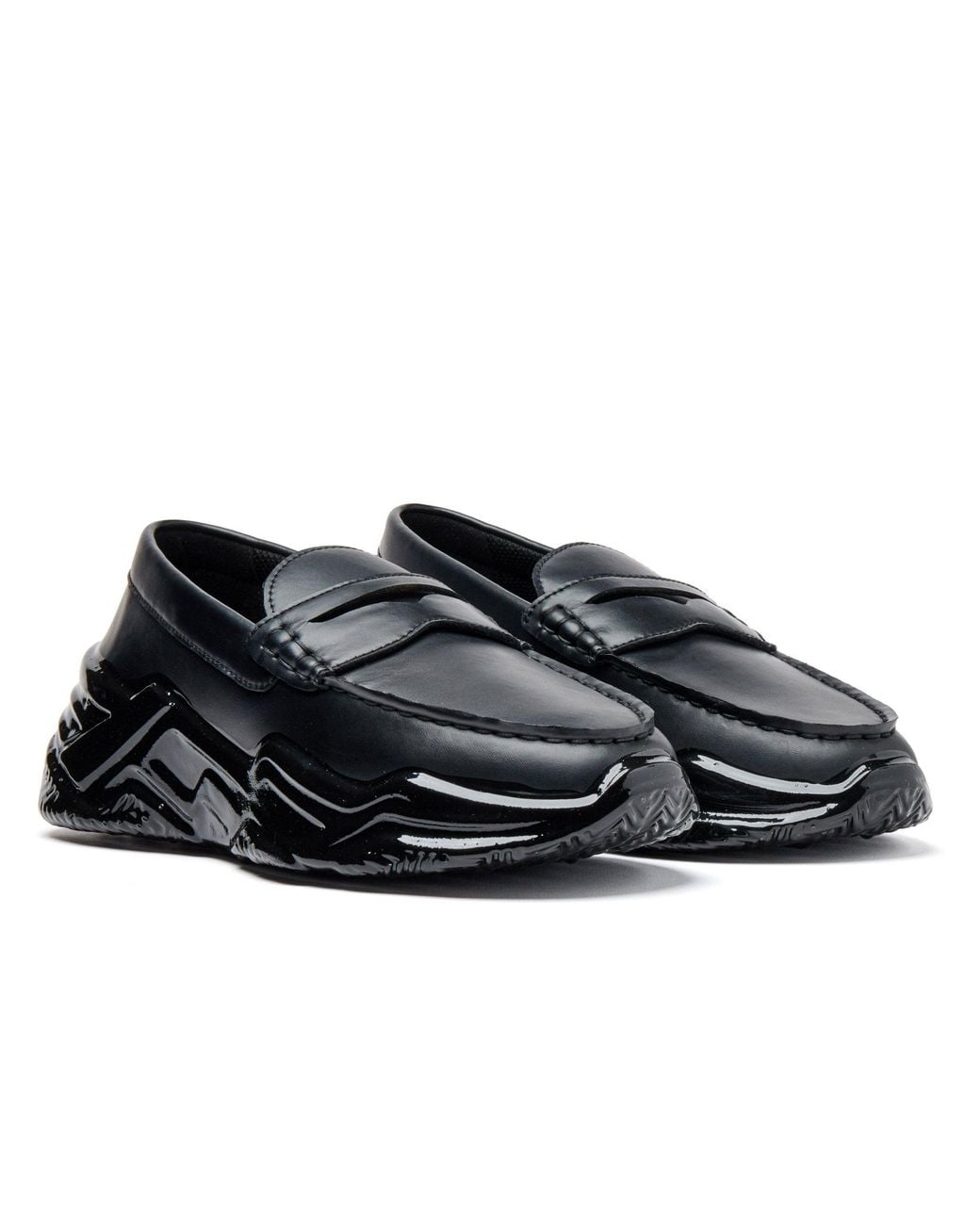 Mallet London Blue Archie Loafer Triple Dip for men