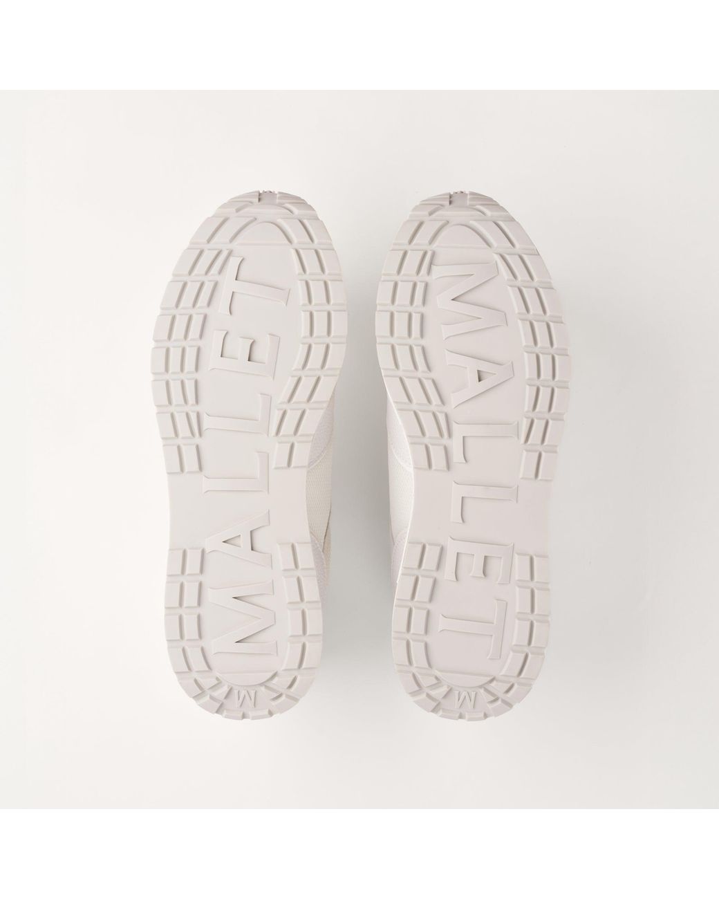 Mallet London White Mallet Bethnal Leather Trainers for men