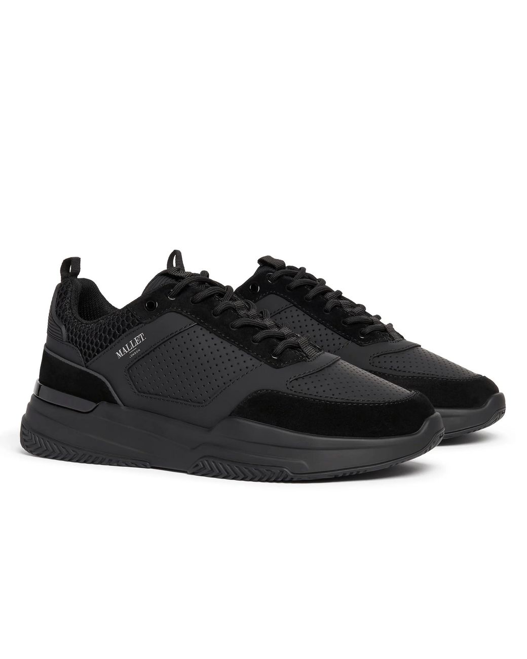 Mallet Black Radnor Trainers for men