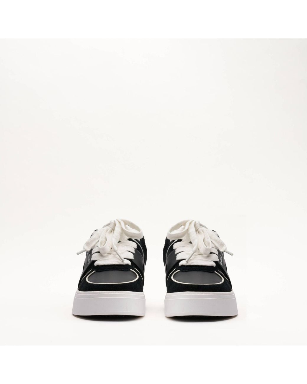 Mallet London Black Mallet Fenchurch Leather Trainers for men