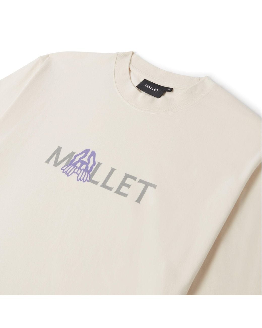 Mallet London Natural Mallet X Detroit Peeper Logo Tee for men