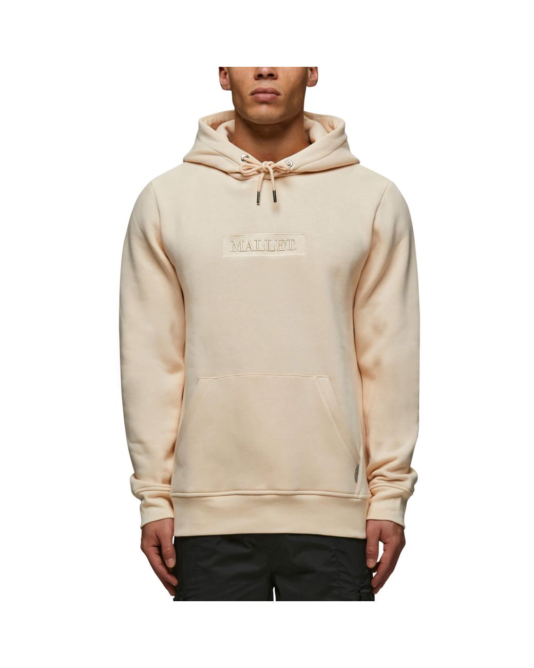 Mallet Natural Jasper Box Logo Hood for men