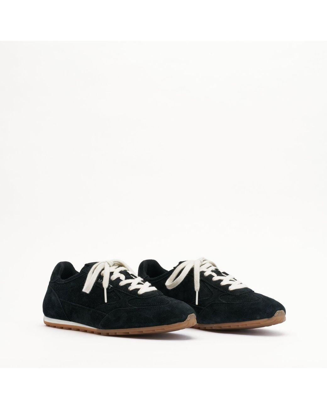 Mallet London Black Mallet Penn Suede Trainers
