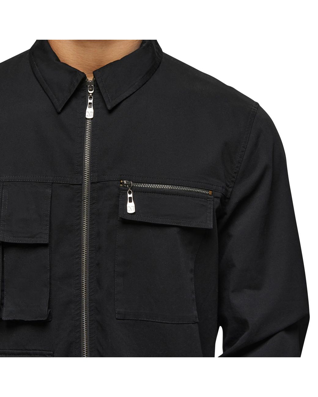 Mallet Black Utility Shirt for men