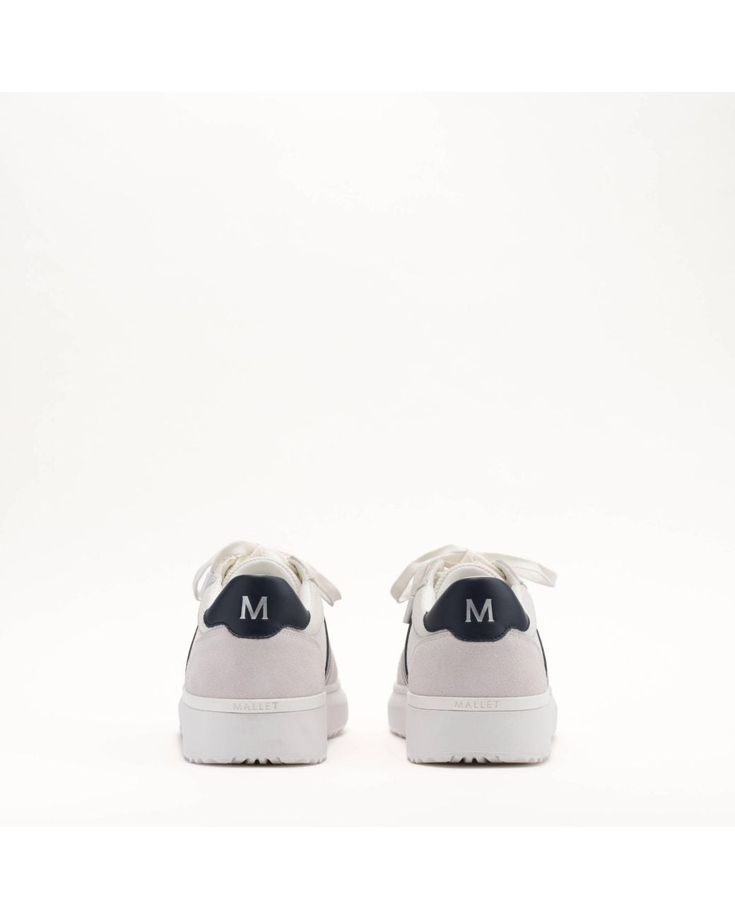 Mallet London White Mallet Hoxton Lite Leather Trainers for men