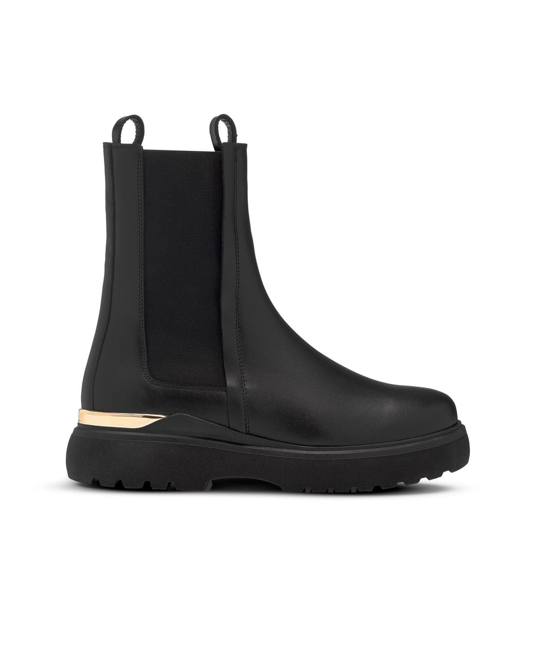 Mallet London Black Rosemary Midnight Silver Boot