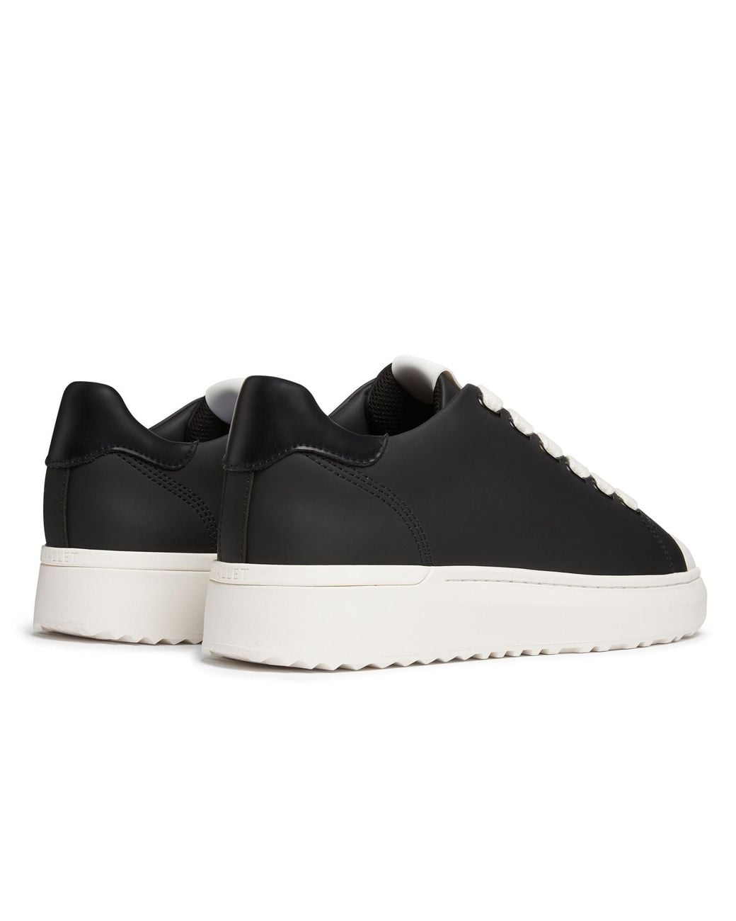 Mallet London Black Grftr Ltc Leather for men