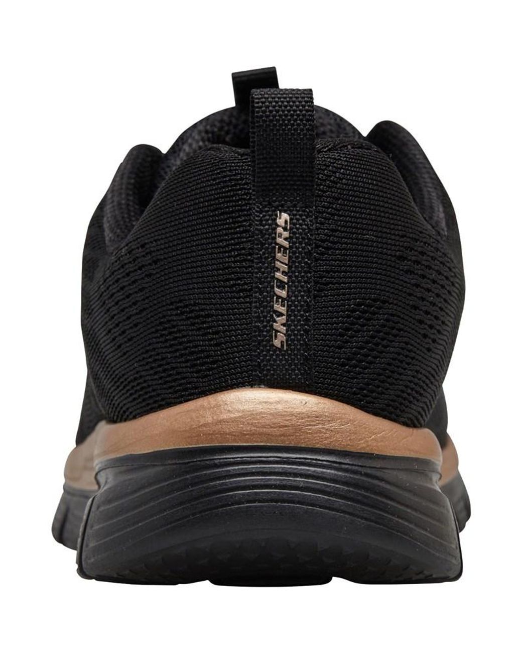 black rose gold skechers