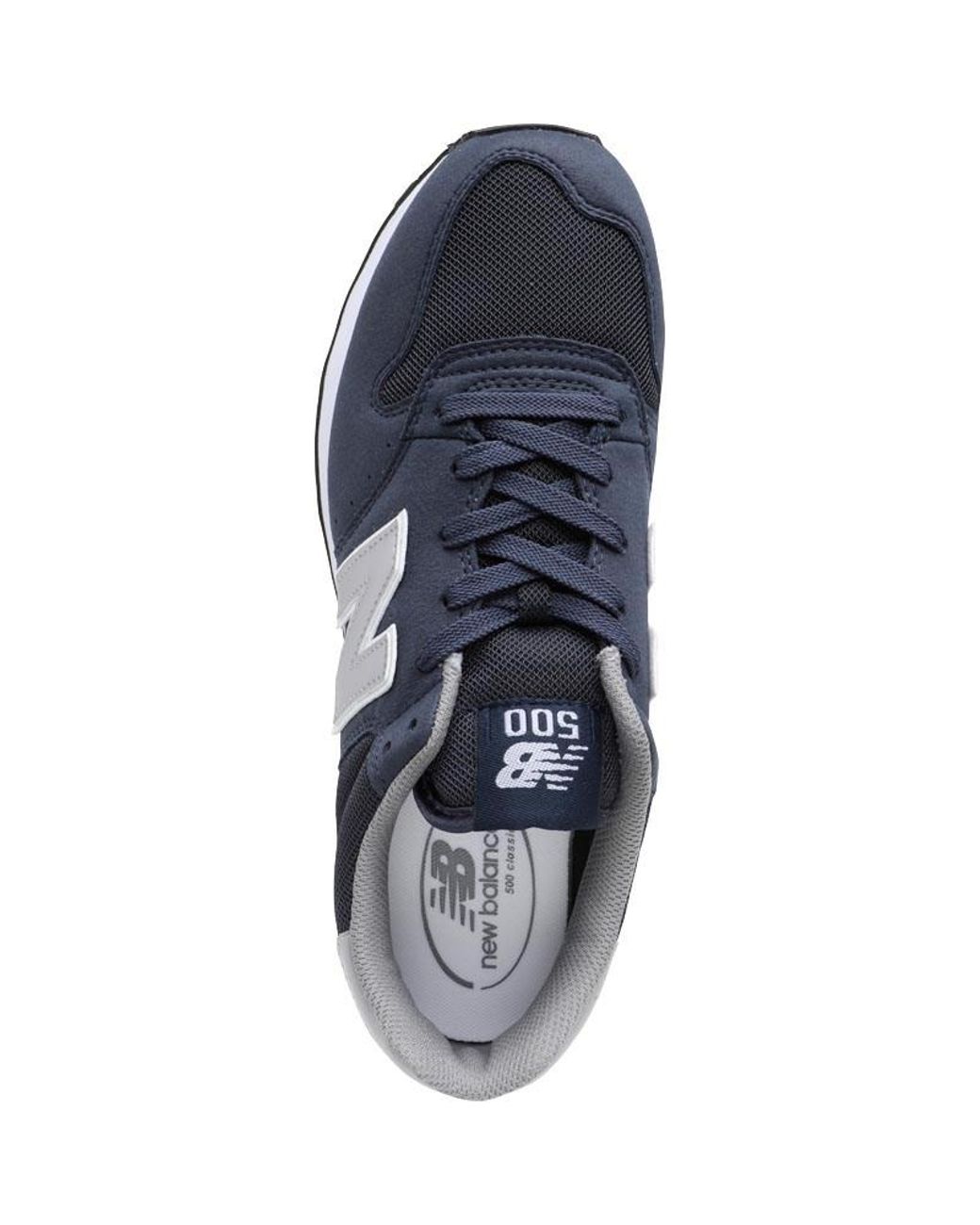 new balance mens 500 trainers navy
