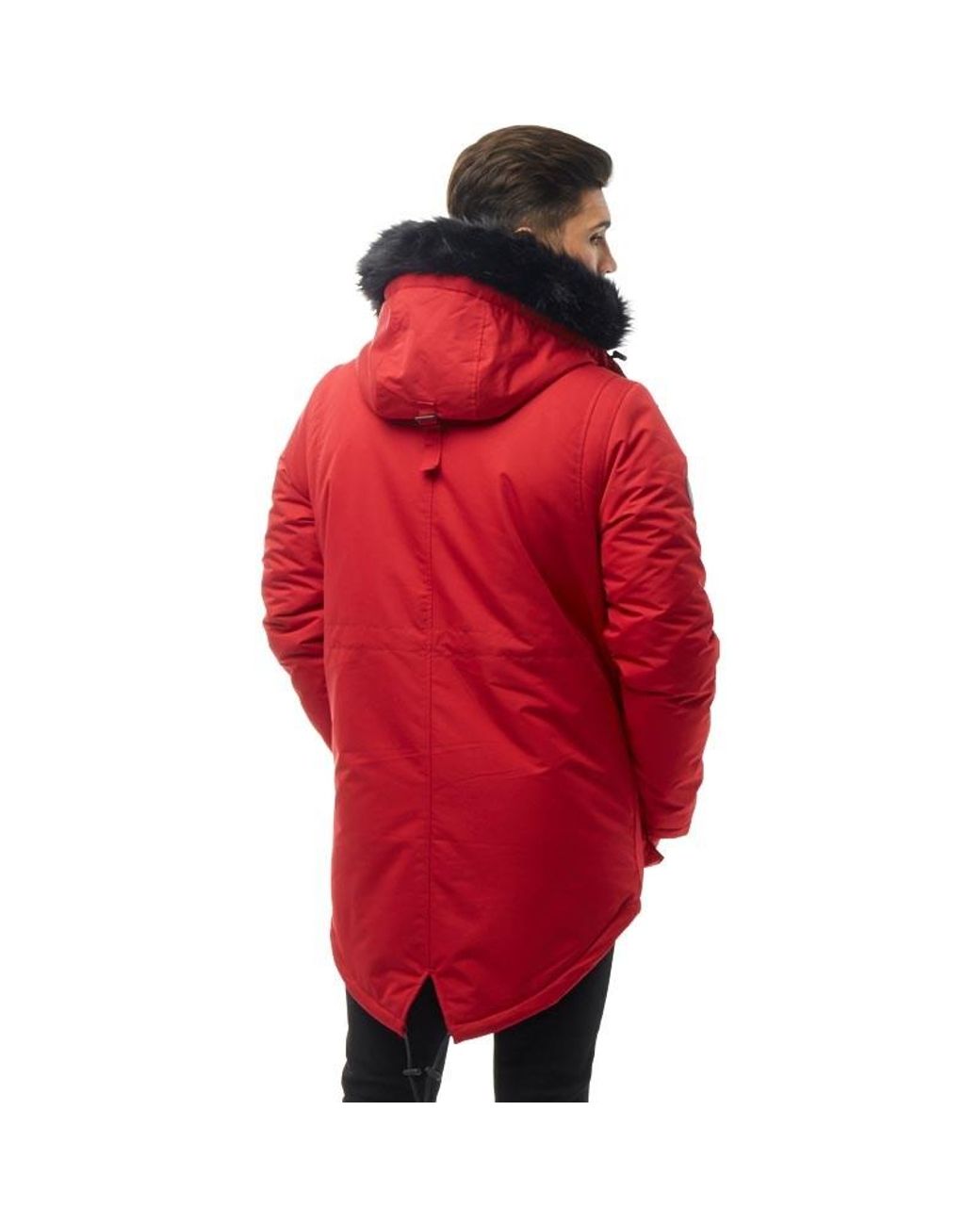 bellfield mens nimrod fur lined parka