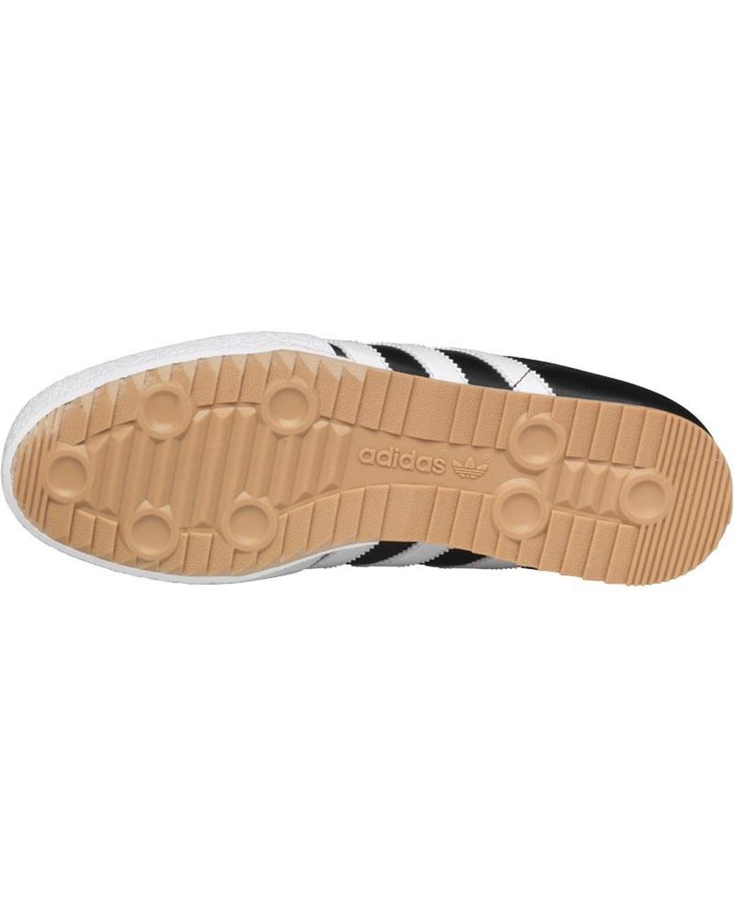 mens adidas original samba super black trainers