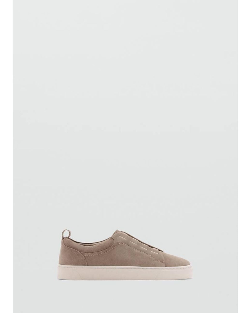 Mango Multicolor Suede Leather Trainer With Vibram Sole for men