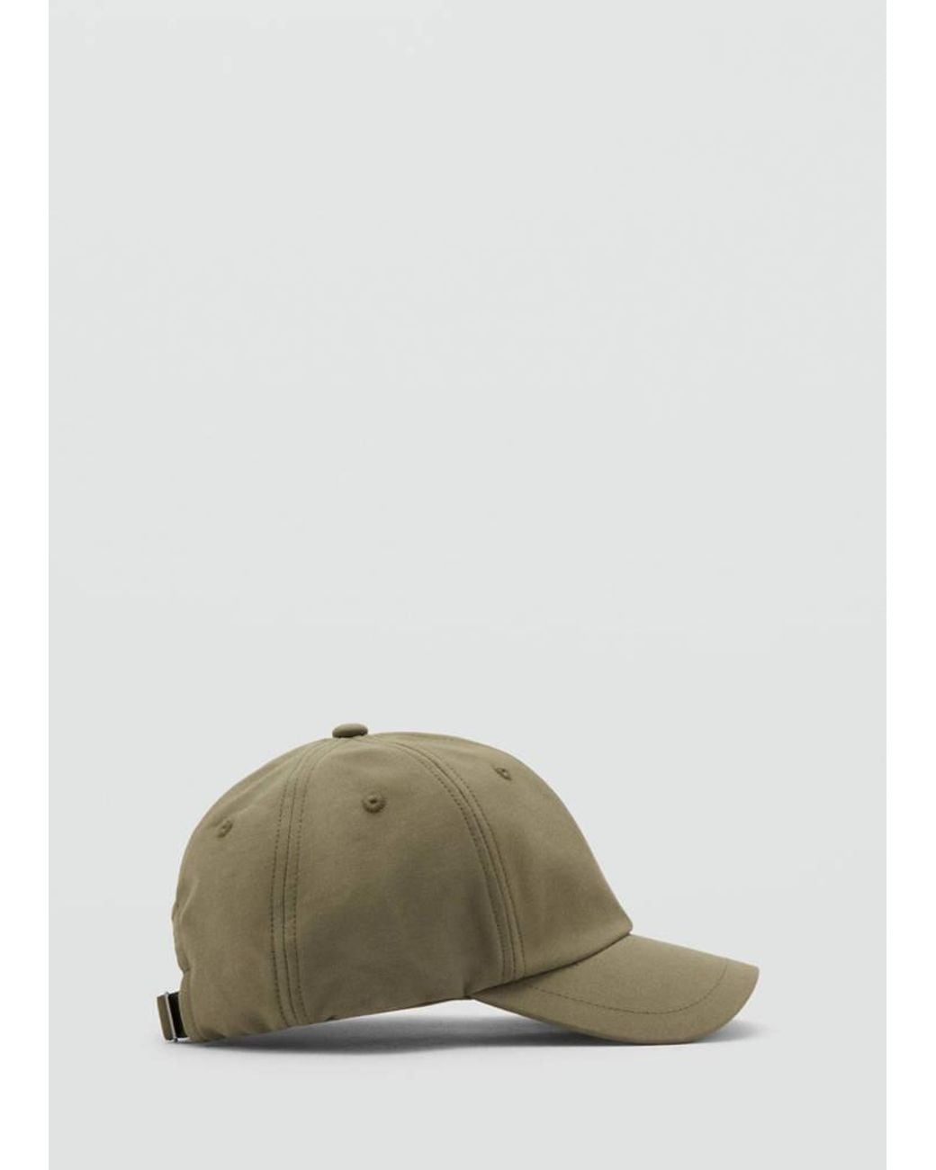 Mango Blue Plain Cotton Cap for men