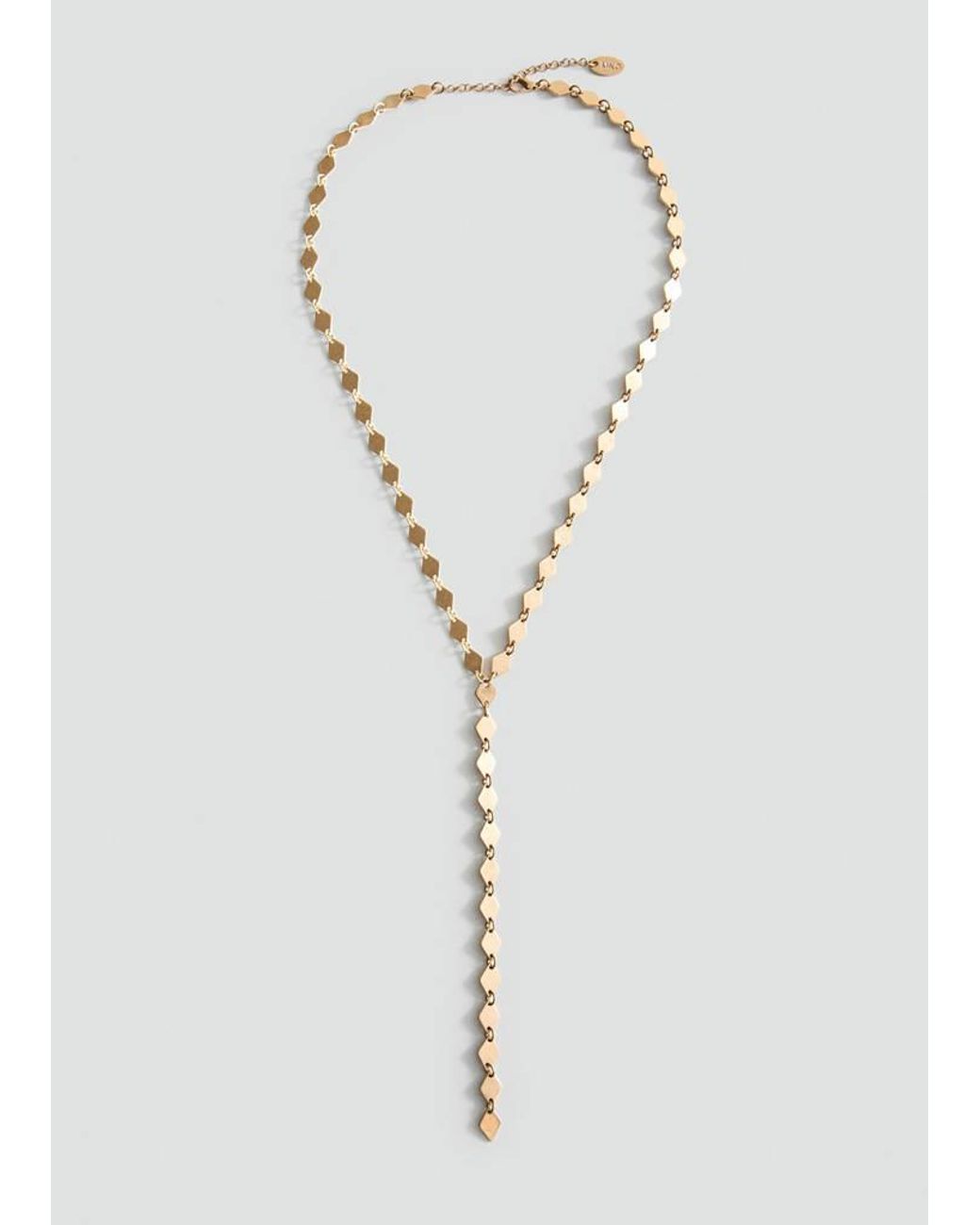 Mango Metallic Metal Pendant Necklace