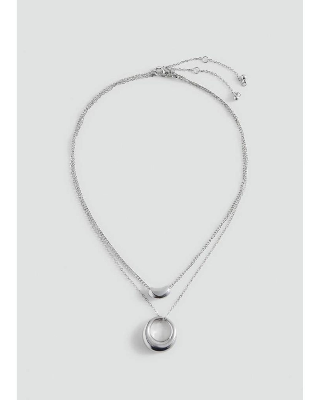 MANGO TEEN White Pack Of 2 Pendant Necklaces