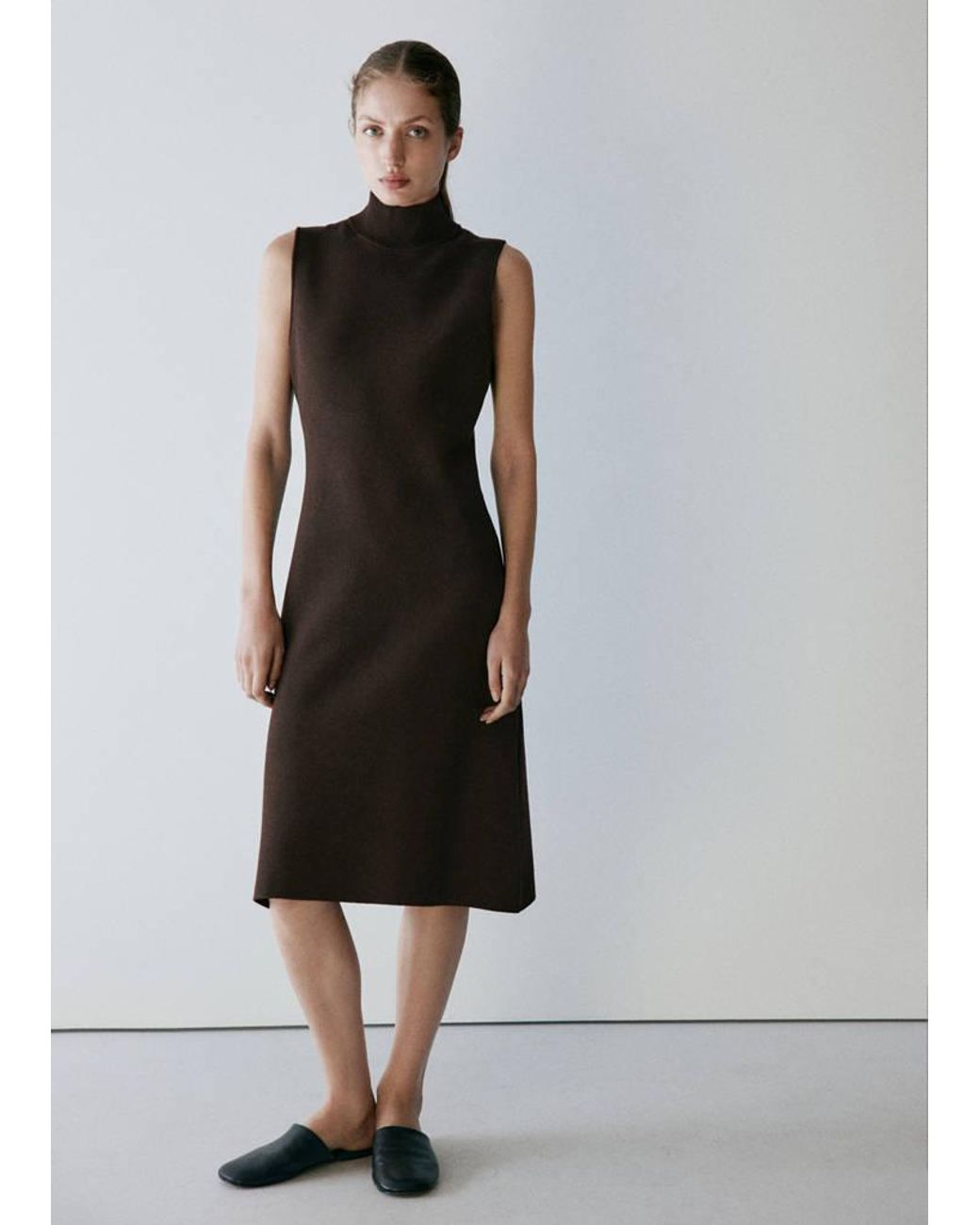 Mango Multicolor Milano Knit Midi Dress