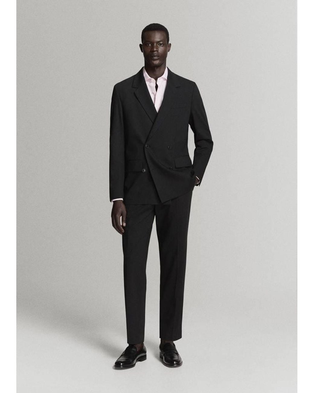 Mango Pink Slim Fit 100% Cotton Striped Formal Shirt for men