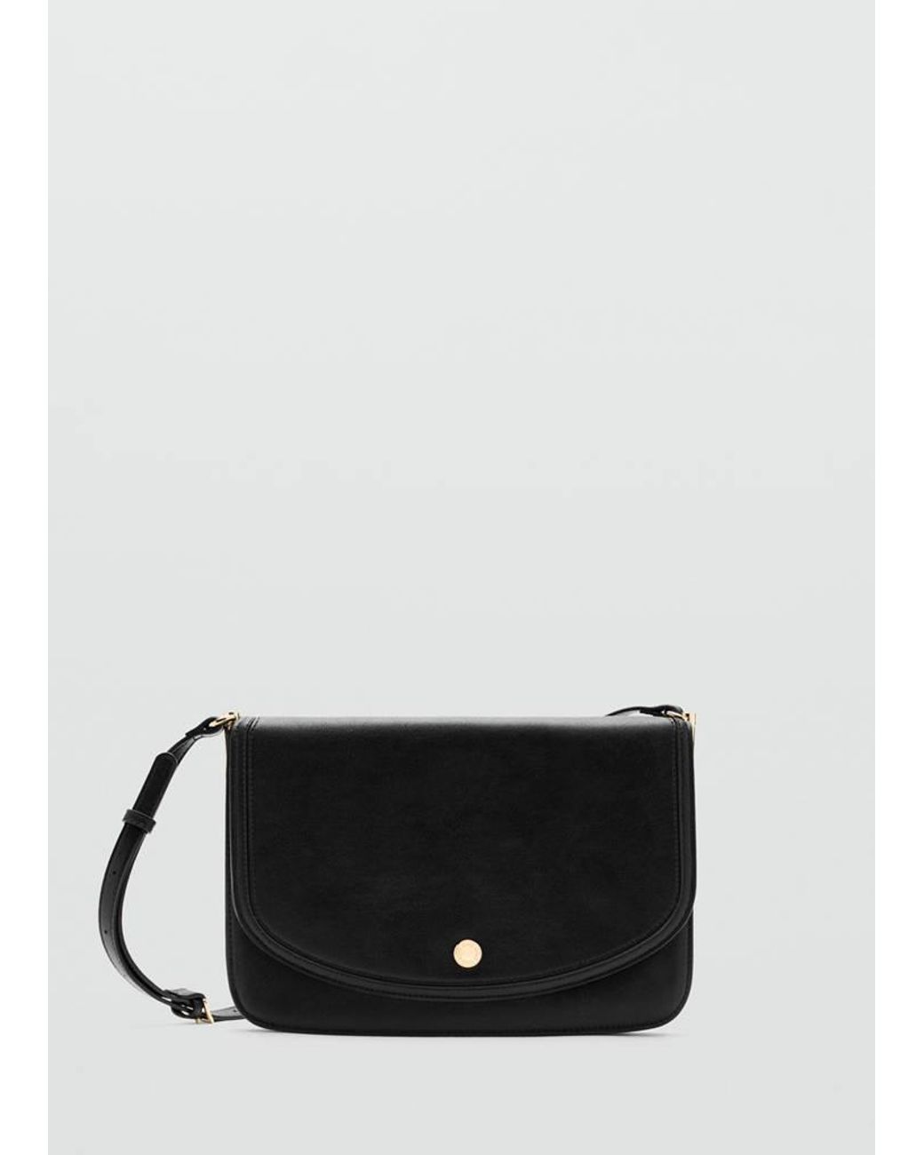 Mango Black Square Crossbody Bag