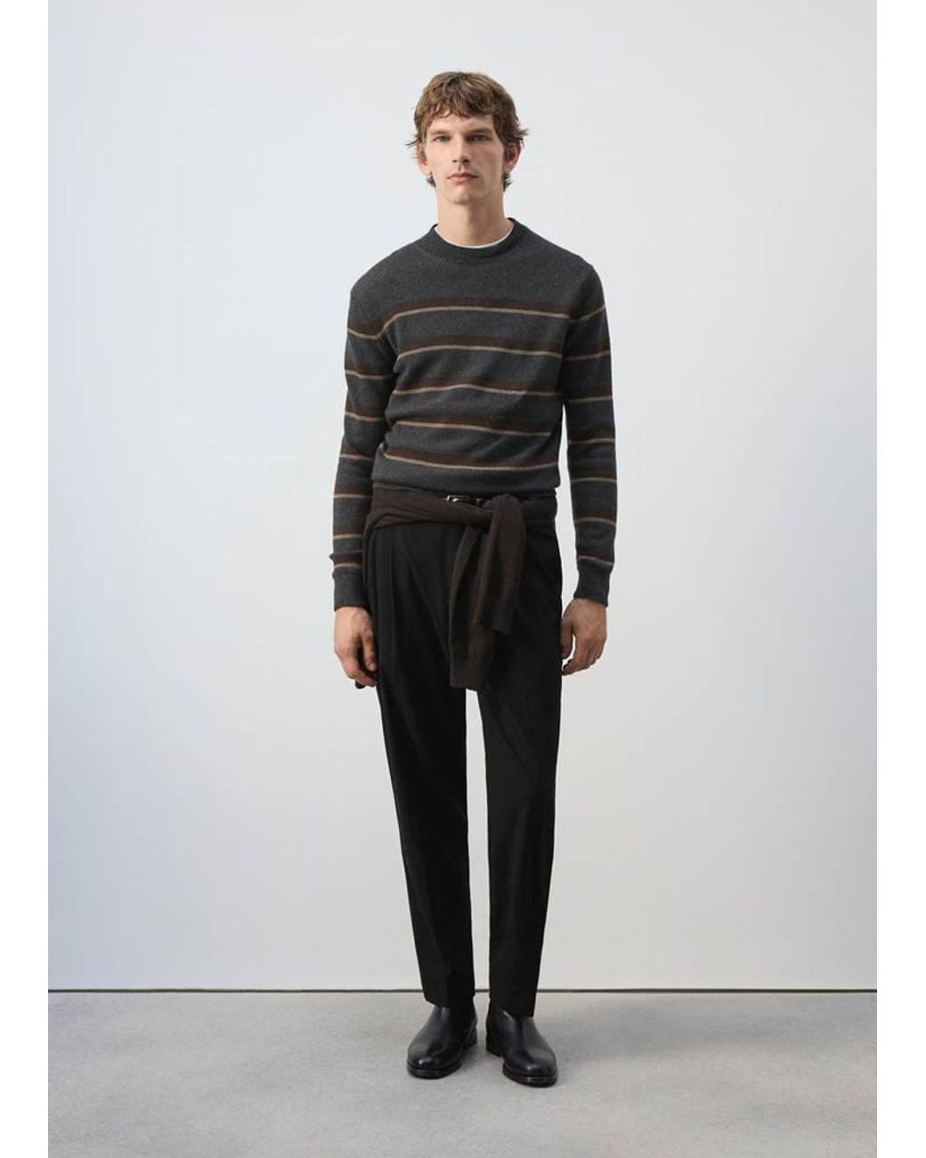 Mango Multicolor Knitted Jumper for men