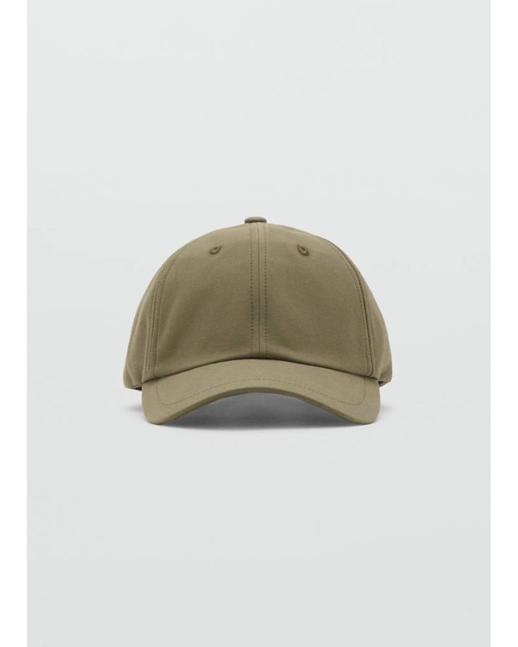 Mango Blue Plain Cotton Cap for men