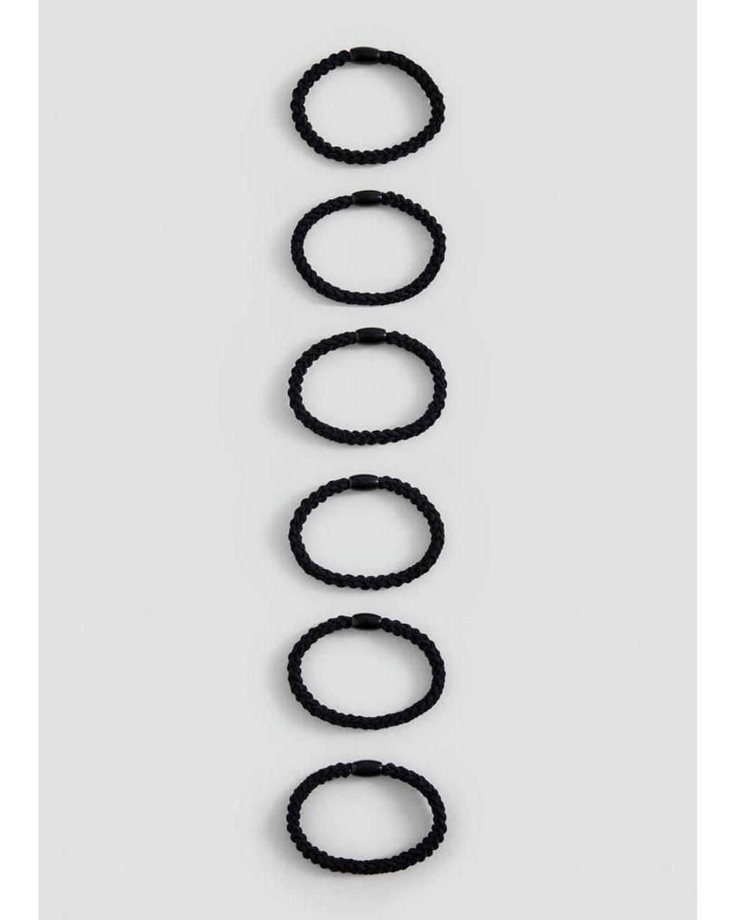 MANGO TEEN White Pack 6 Hair Ties