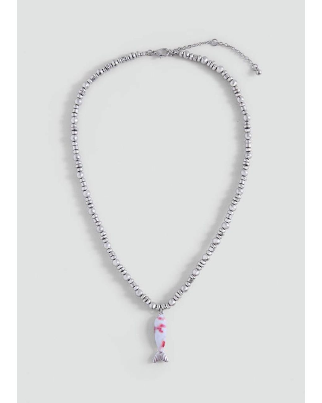 MANGO TEEN White Metallic Collar With Charm Detail