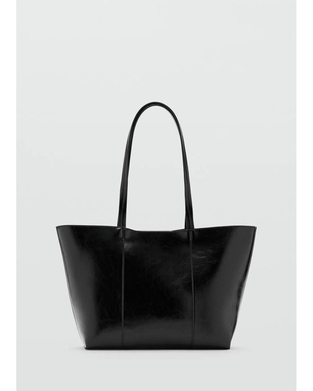 Mango Brown Medium Shopper Bag