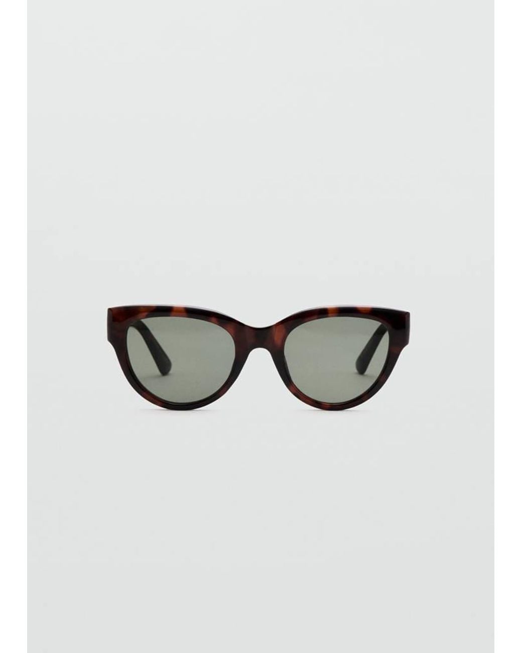 Mango Brown Cat-Eye Sunglasses