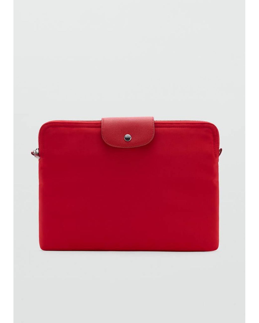 Mango Red Nylon Laptop Case