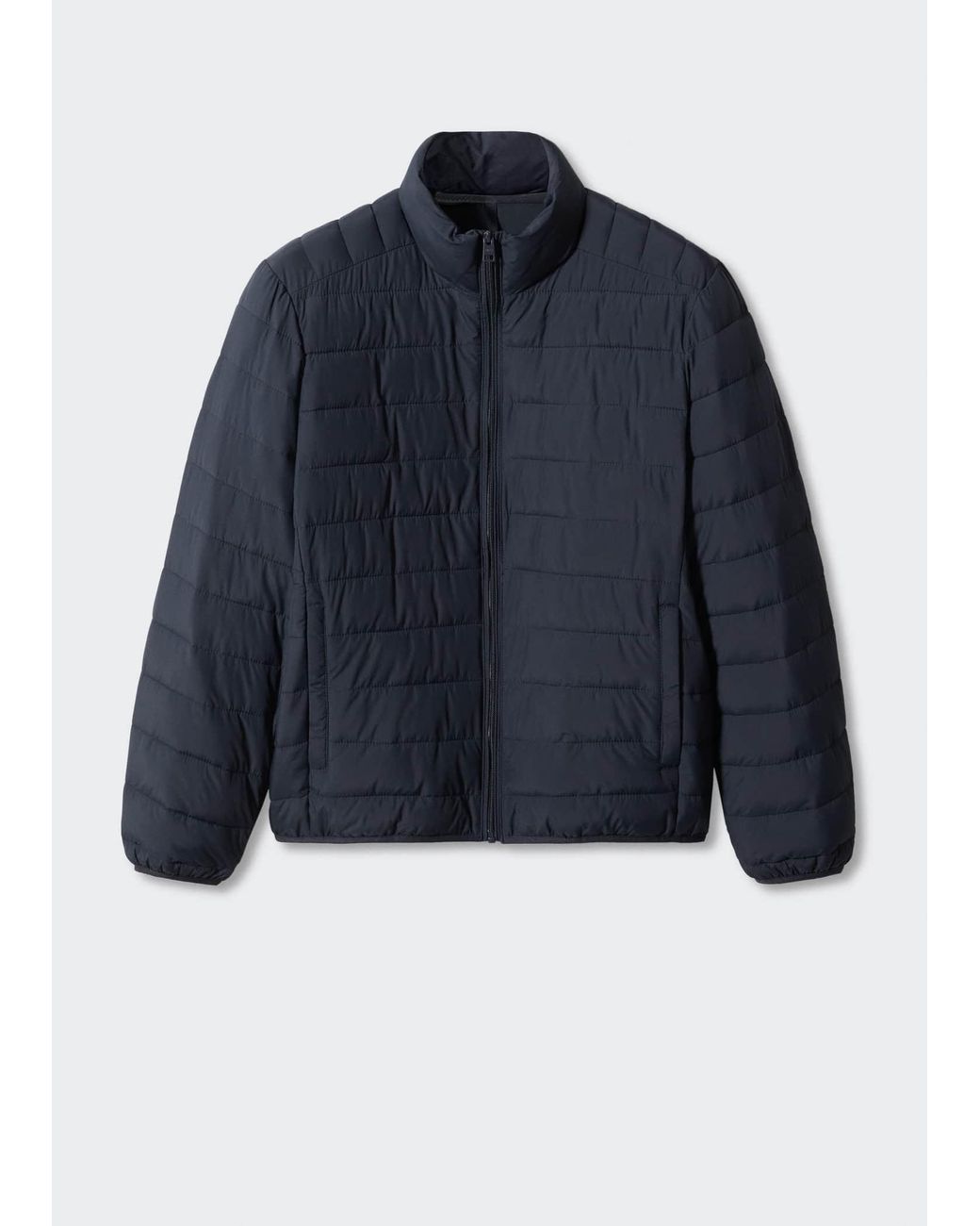 mango water repellent quilted jacket