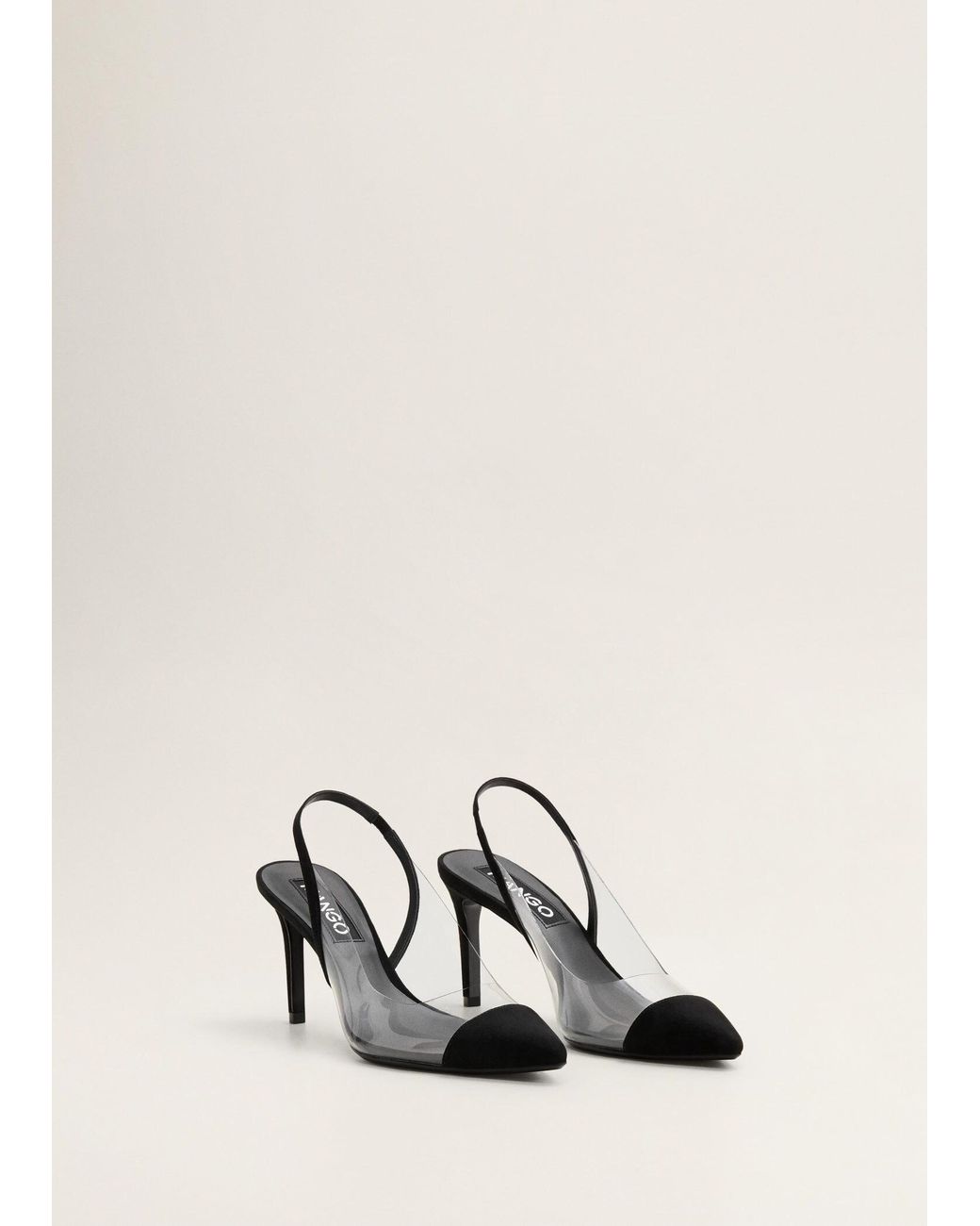 Black vinyl heels best sale