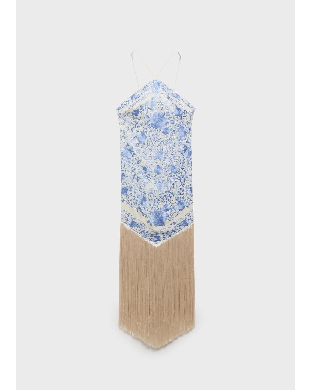 sachin and babi light blue dress Long White Dresses main image 0
