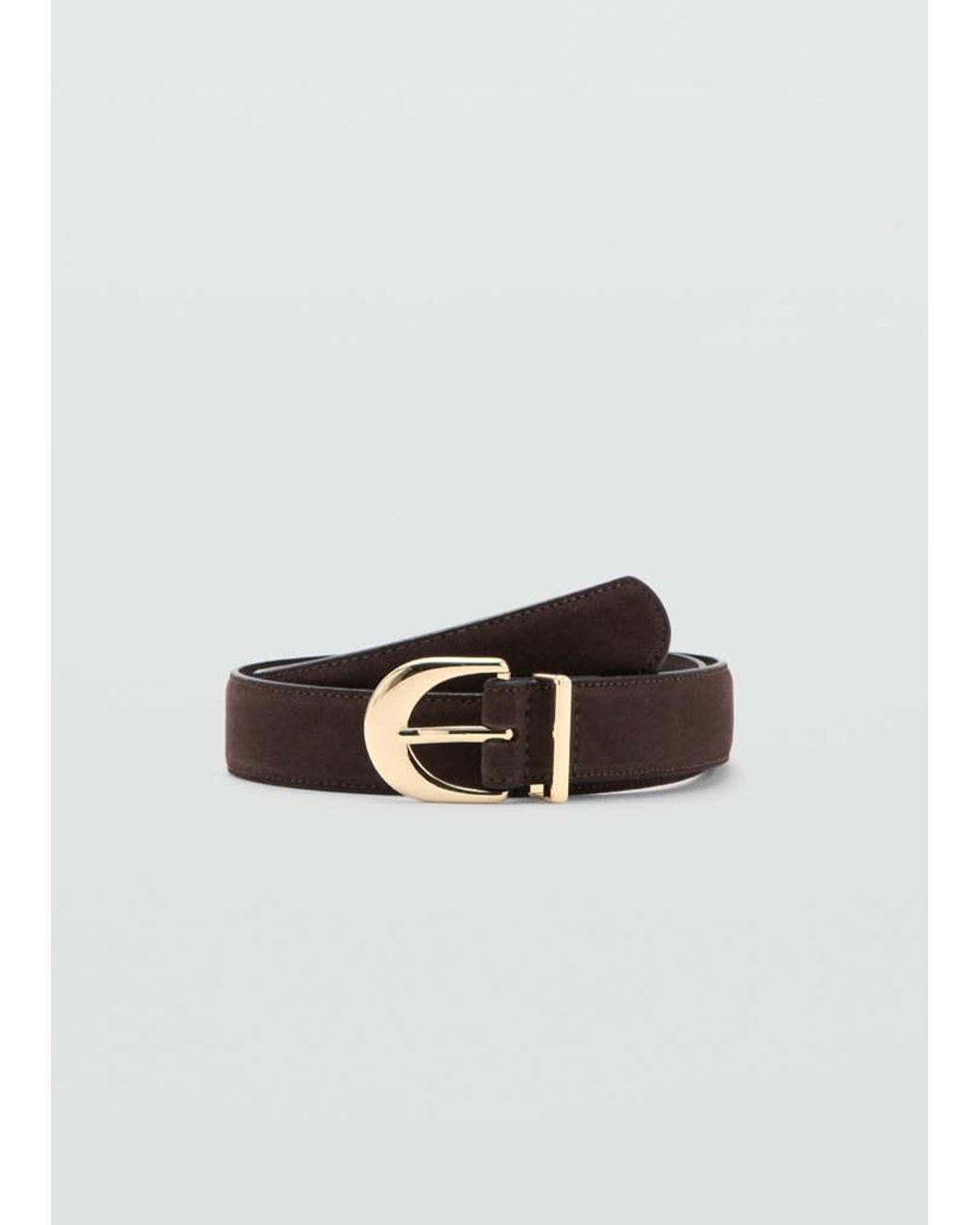 Mango Multicolor Oval Buckle Belt