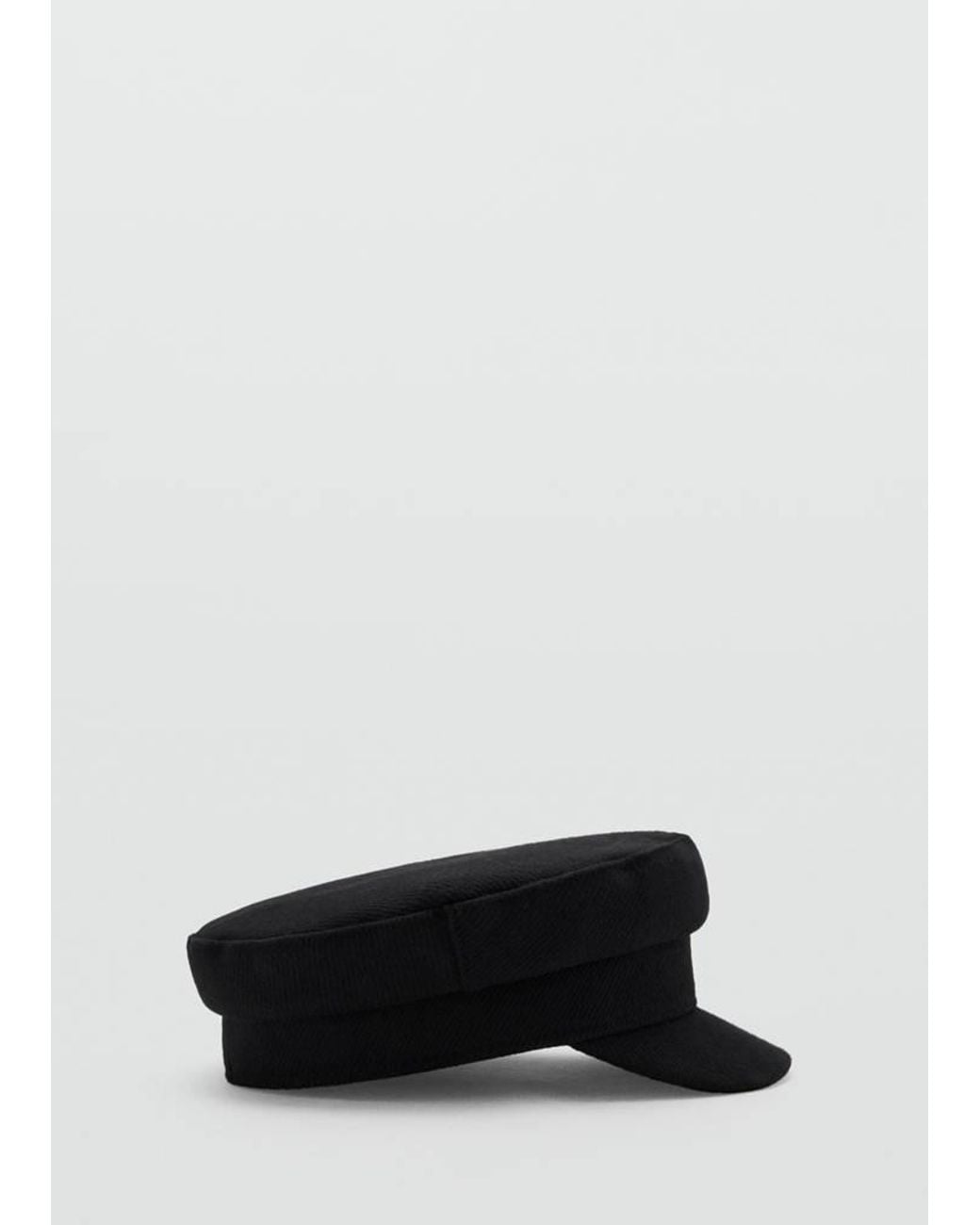 Mango White Soft Knitted Sailor Cap