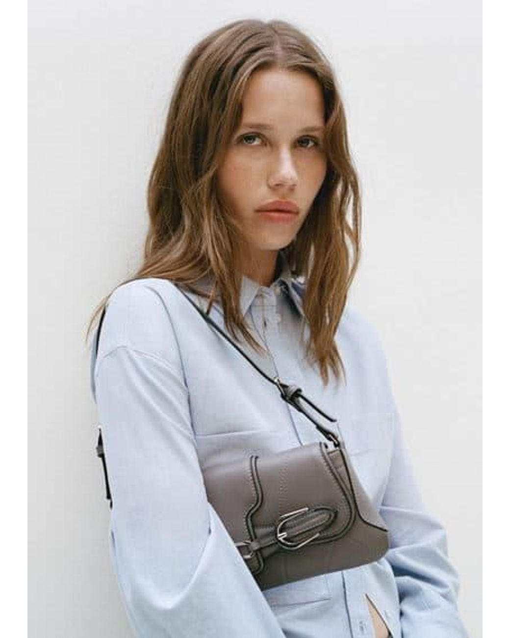 Mango front lapel bag sale