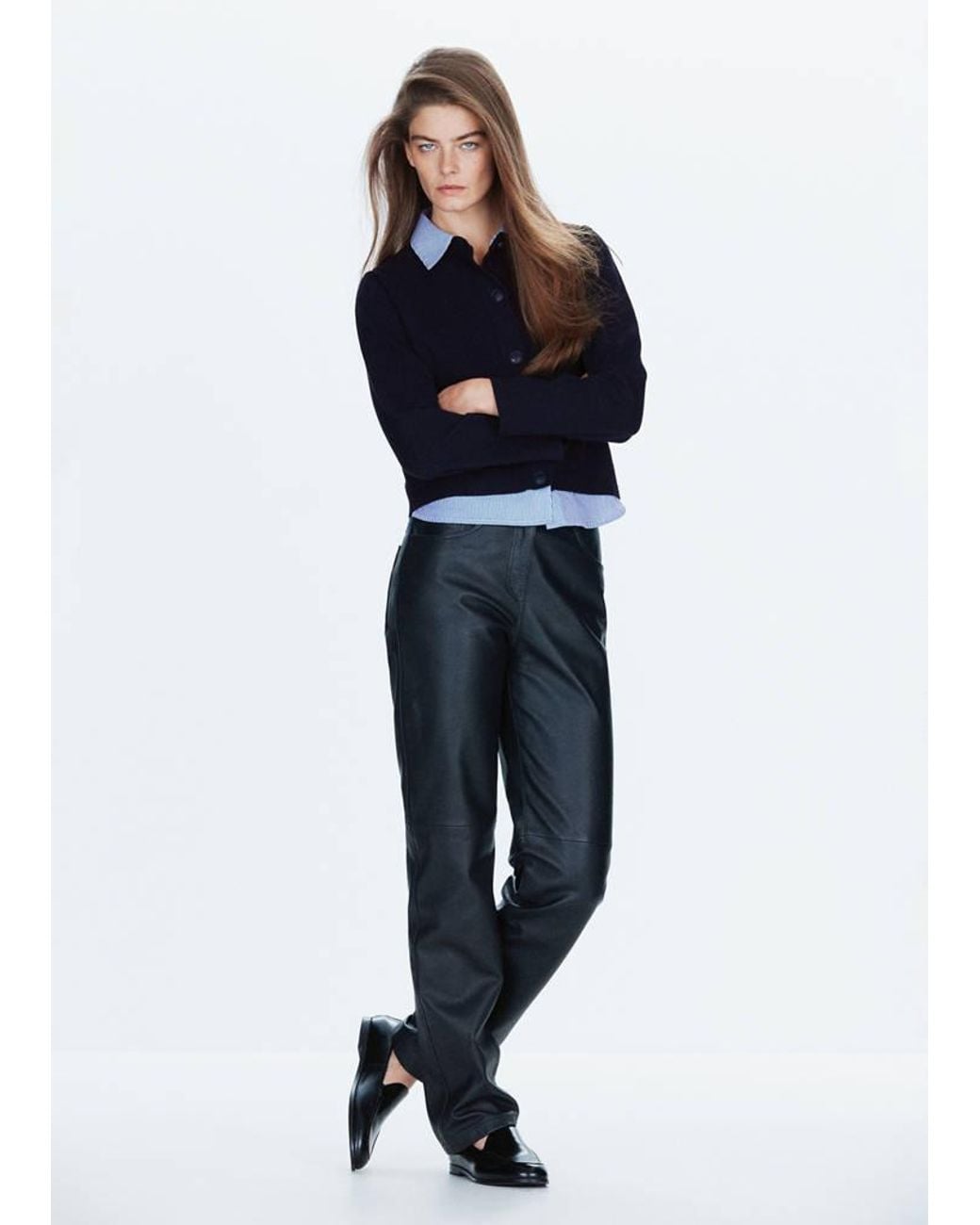 Mango Blue Double-Knit Jacket