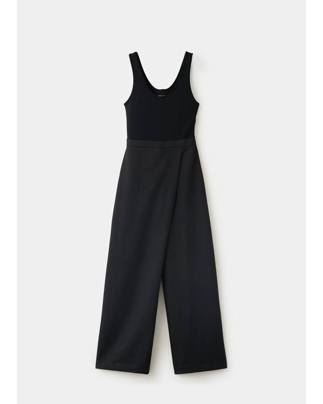 Mango White Strappy Jumpsuit